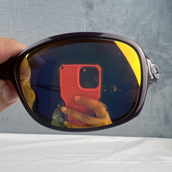 Oakley Sunglasses Urgency OO9158-06 Glossy Purple Glitter Wrap Frames Only 61mm - Picture 16 of 16